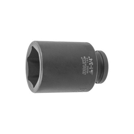 Holex Impact Socket, 3/4 inch Drive, 6 pt, Deep, 1.3/4 inch 652202 1.3/4